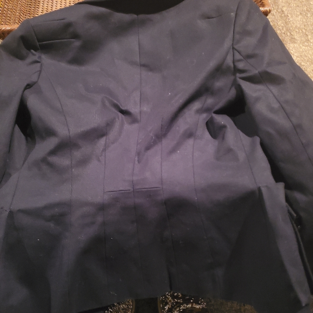 Pink Tartan Black Women's Blazer - Picture 8 of 8